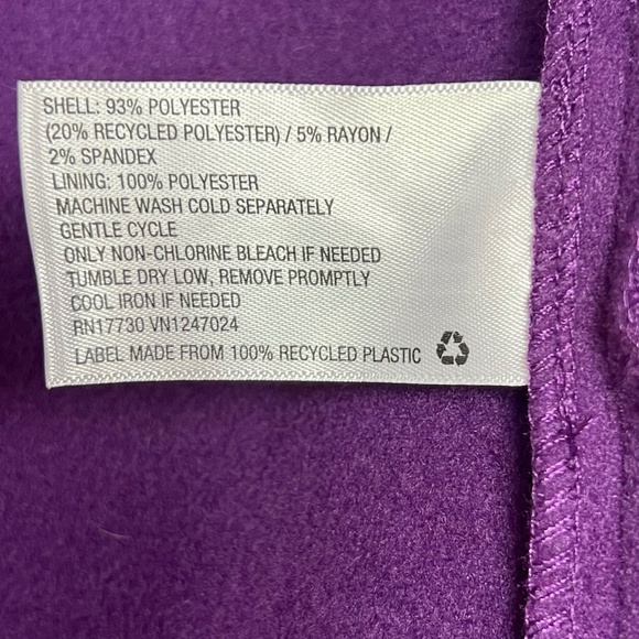 Sergio Hudson x Target Full-Length Notch Lapel Coat Sz S Purple Office Preppy - Picture 10 of 15